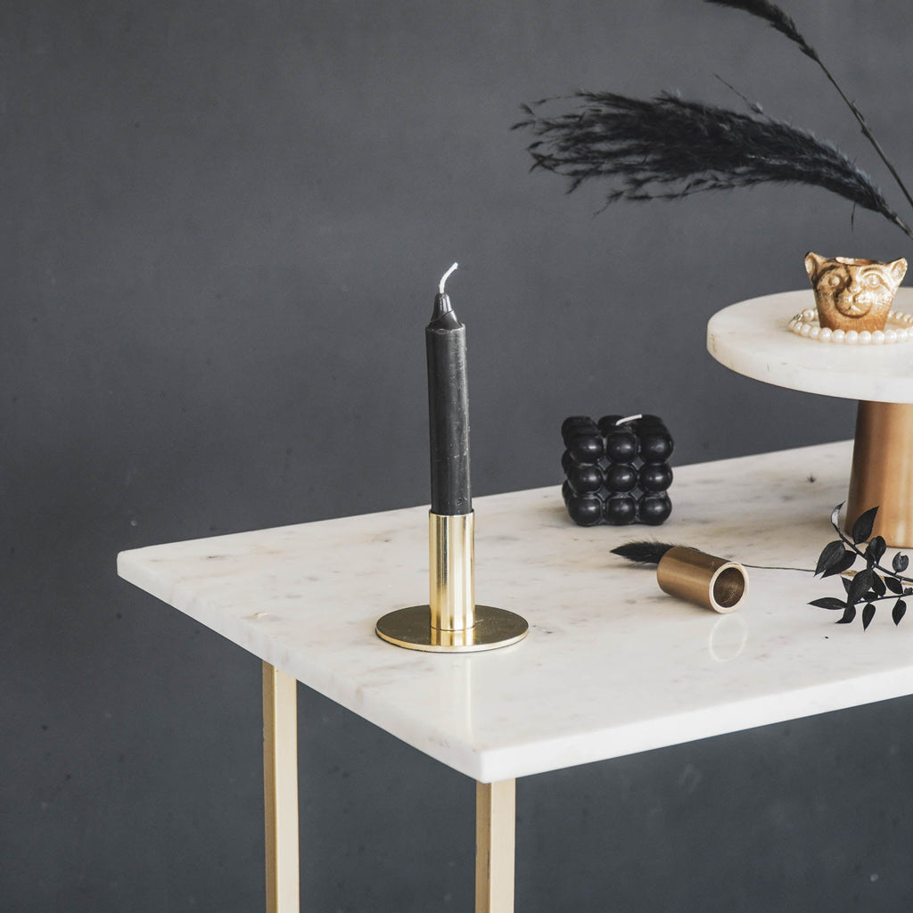 Küünlajalg - Kuldne - 8x8x6,5cm