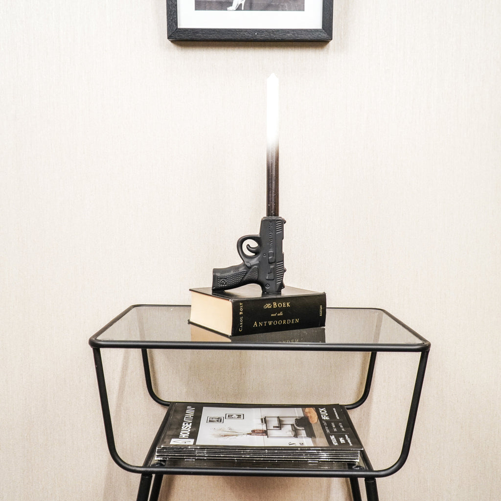 Püstol - Must - 12x5x12cm