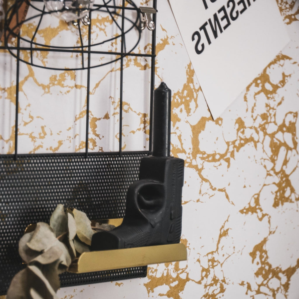 Püstol - Must - 12x5x12cm