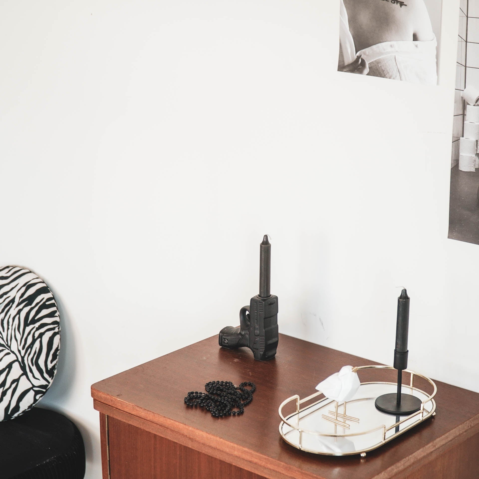 Püstol - Must - 12x5x12cm