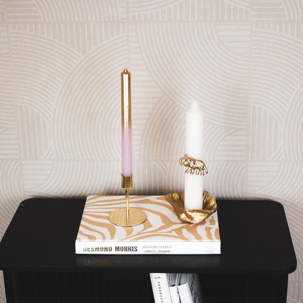 Küünlajalg - Kuldne - 8x8x10cm