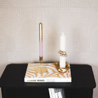 Küünlajalg - Kuldne - 8x8x10cm