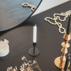 Küünlajalg - Must - 8x8x10cm