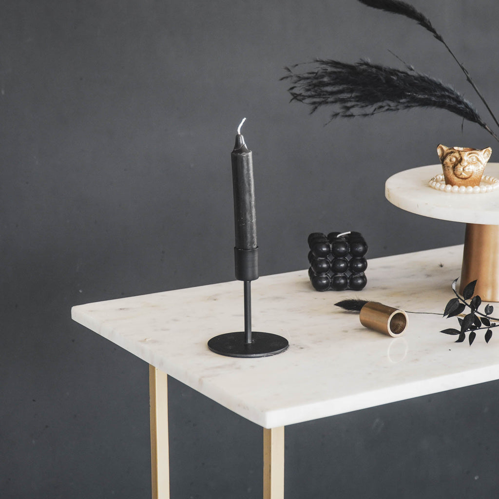 Küünlajalg - Must - 8x8x10cm