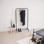 Riidestange - must - 80x40x150cm