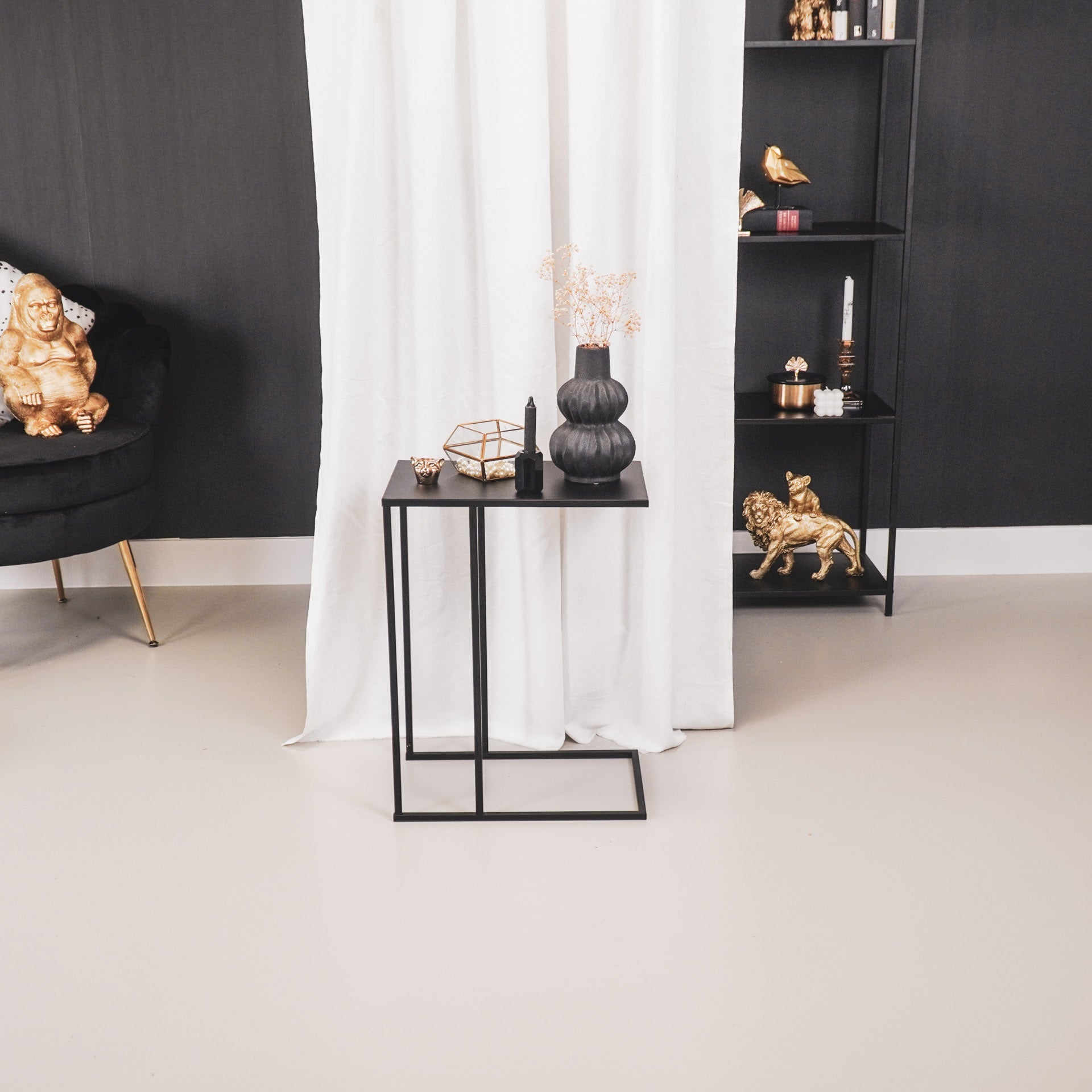 Abilaud - must - 45x30x60cm