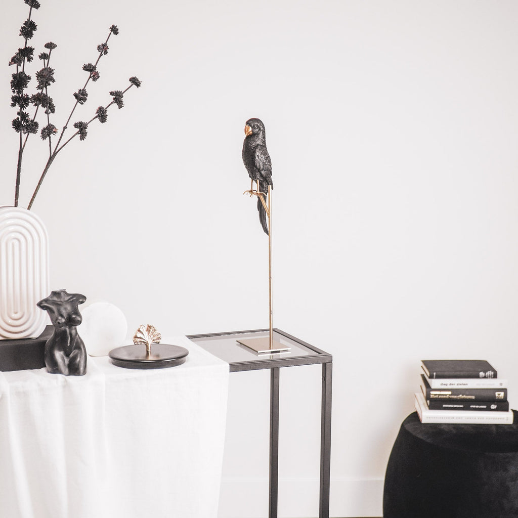 Papagoi - Kuldne/Must - 8,5x11x44cm