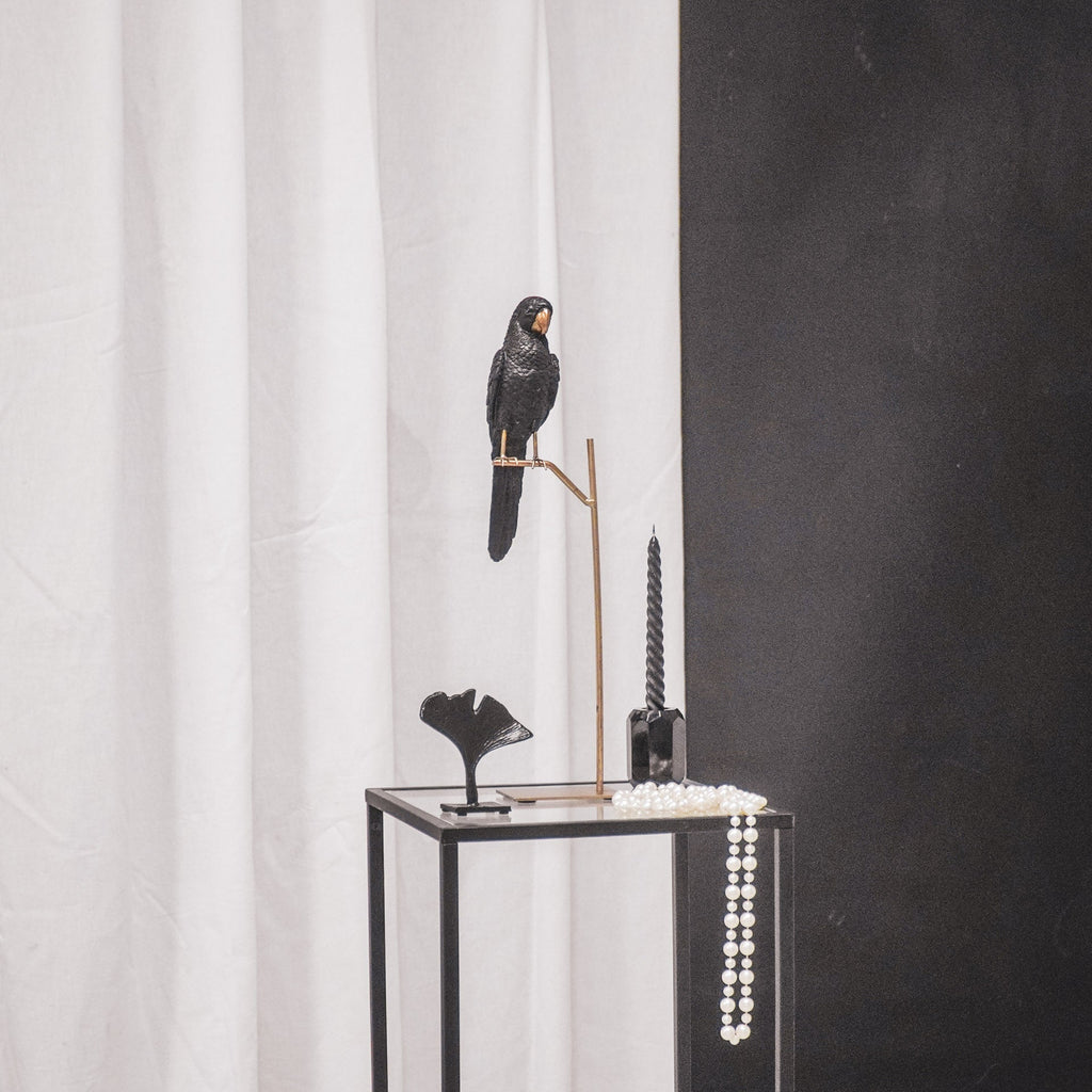 Papagoi - Kuldne/Must - 8,5x11x44cm