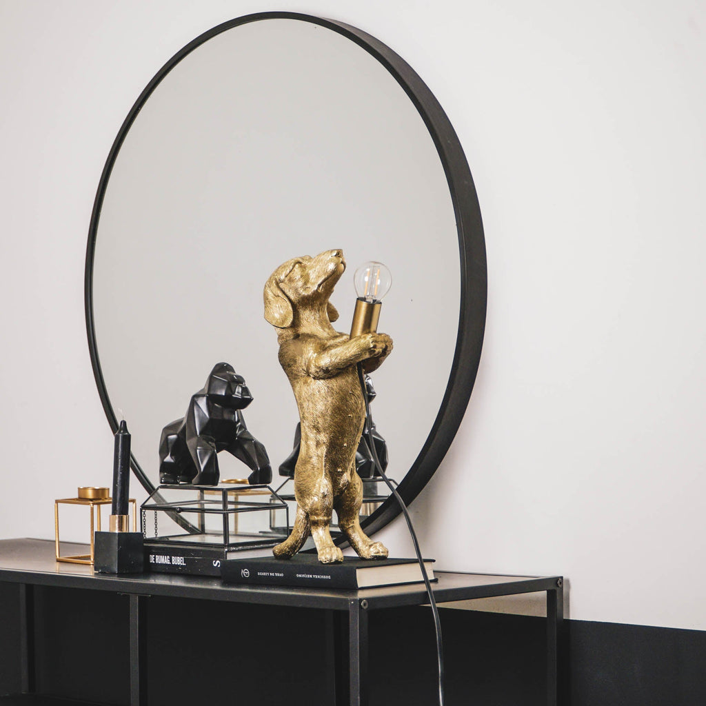 Taksikoera lamp - Kuldne - 10x15x38cm