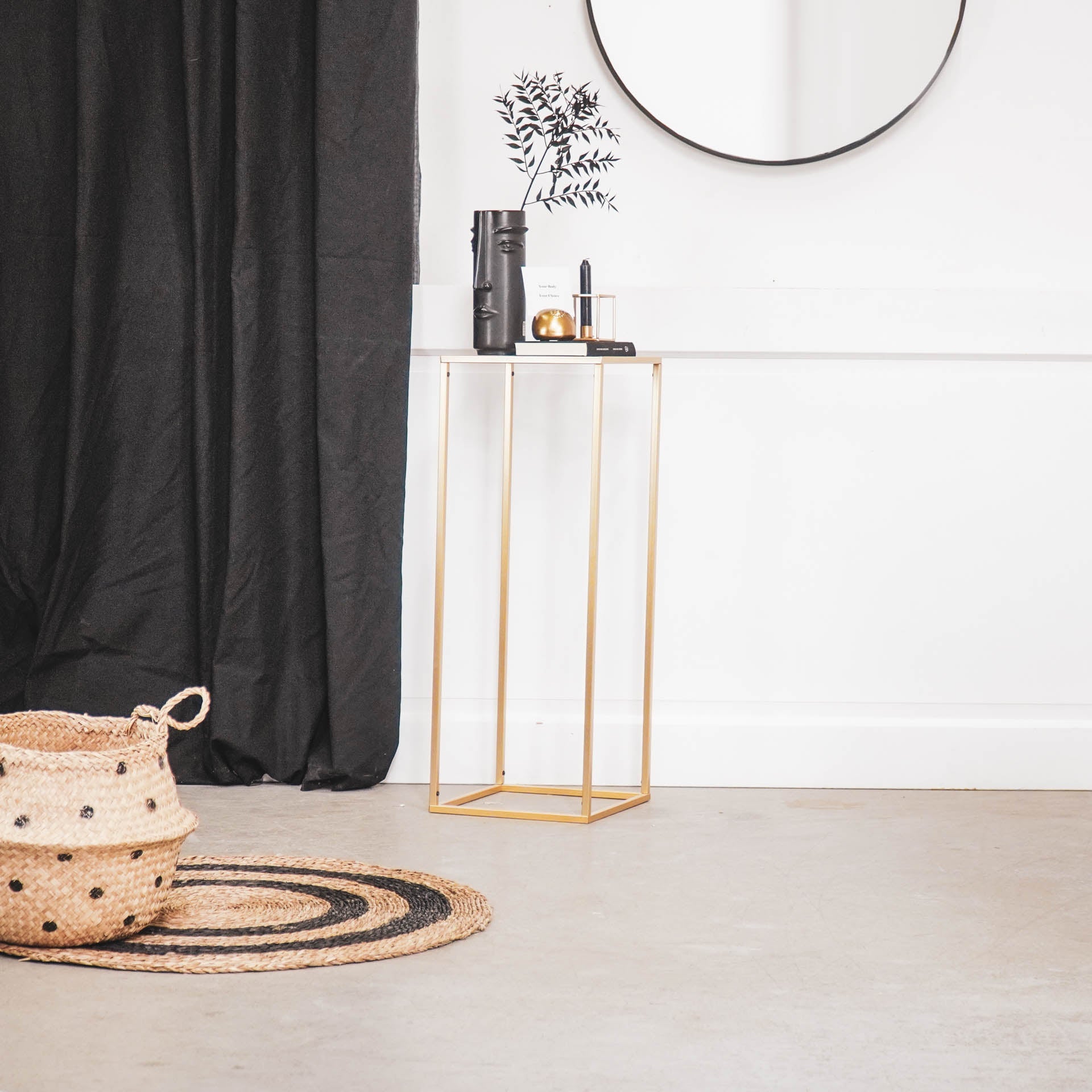 Vitriinlaud - Kuldne - 30x30x80cm