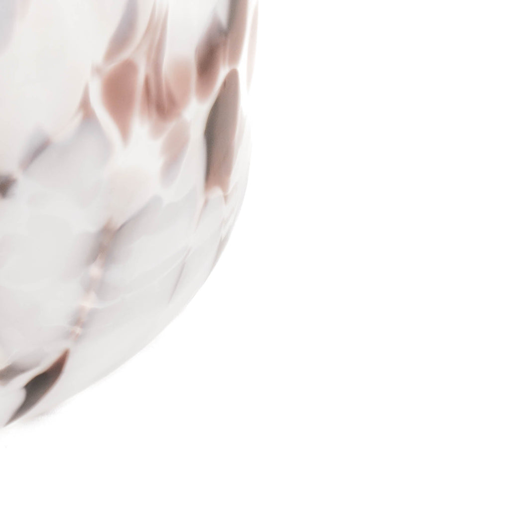 Täpid - Läbipaistev/Pruun - 25x25x35cm