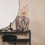 Täpid - Läbipaistev/Pruun - 25x25x35cm