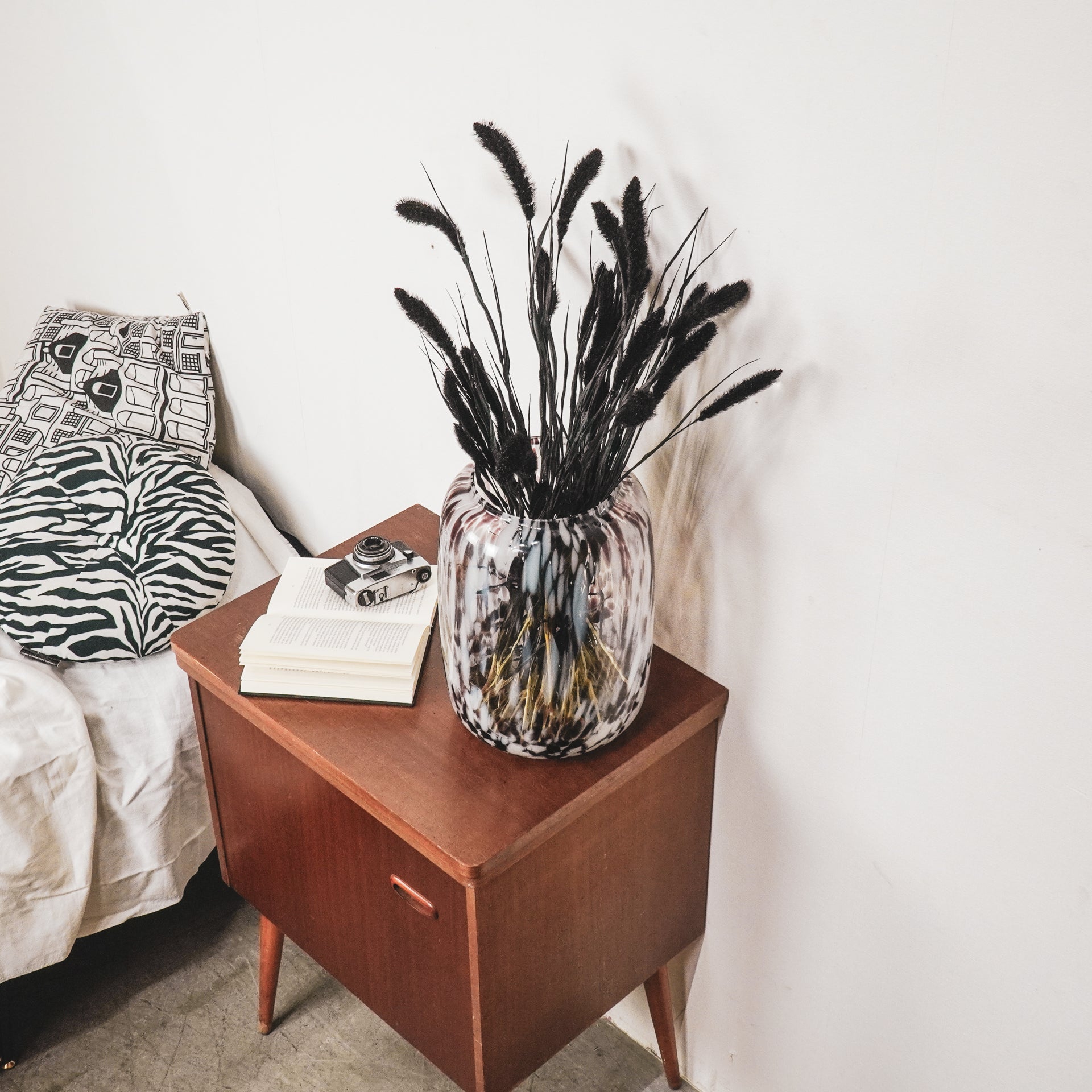 Täpid - Läbipaistev/Pruun - 25x25x35cm