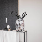 Täpid - Läbipaistev/Pruun - 25x25x35cm