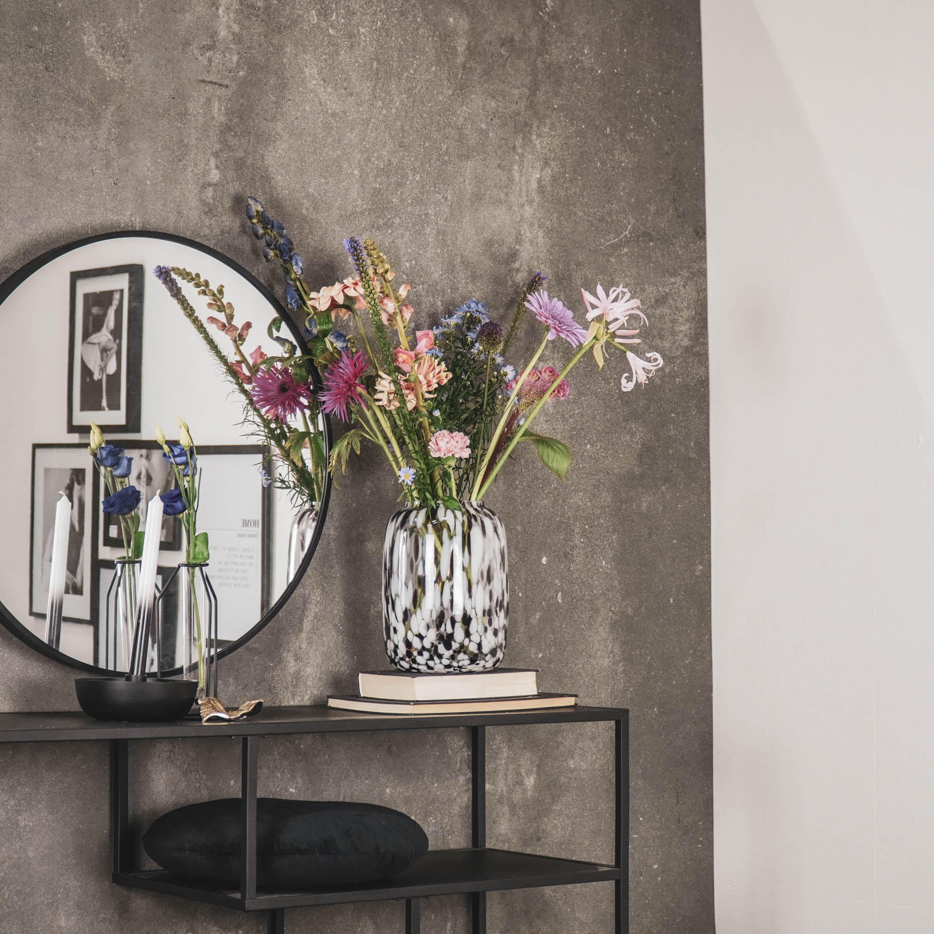 Täpid - Läbipaistev/Pruun - 18x25cm