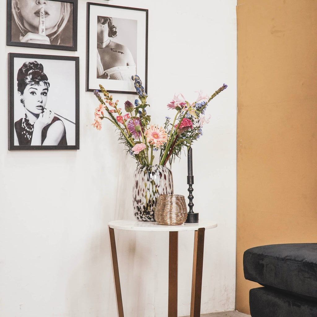 Täpid - Läbipaistev/Pruun - 18x25cm