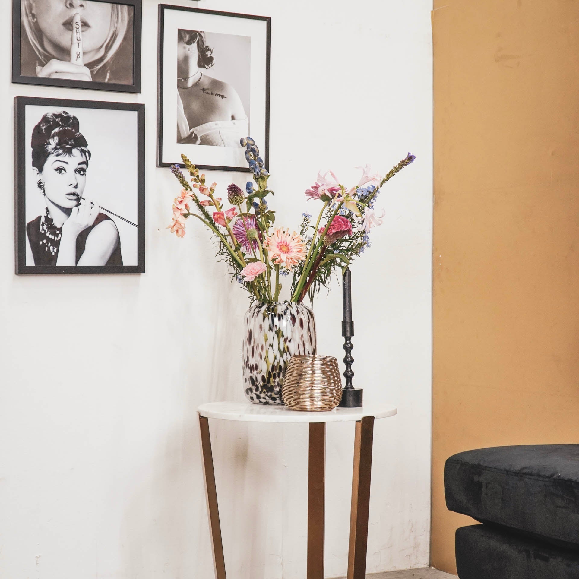 Täpid - Läbipaistev/Pruun - 18x25cm