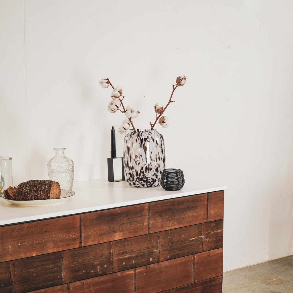 Täpid - Läbipaistev/Pruun - 18x25cm