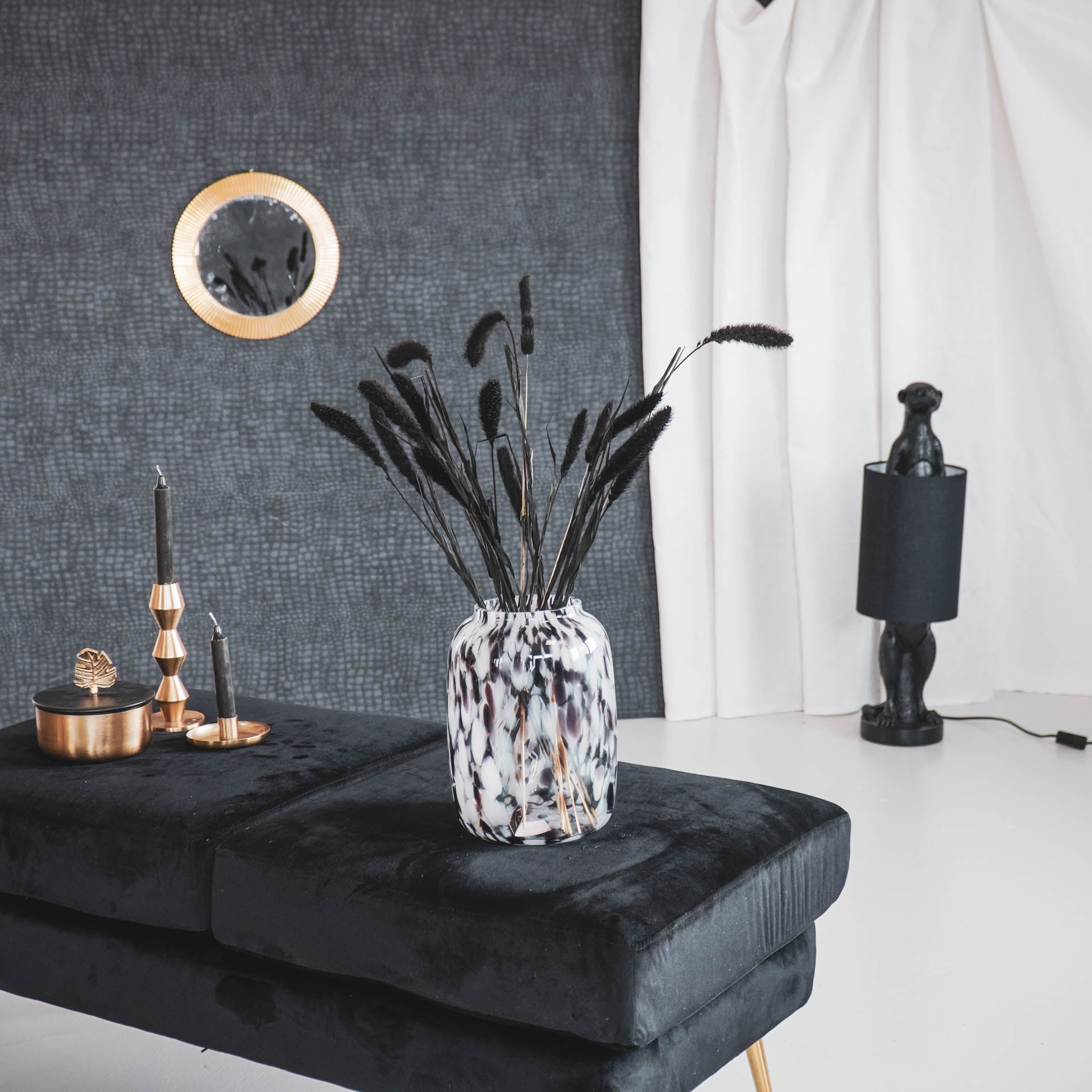 Täpid - Läbipaistev/Pruun - 18x25cm