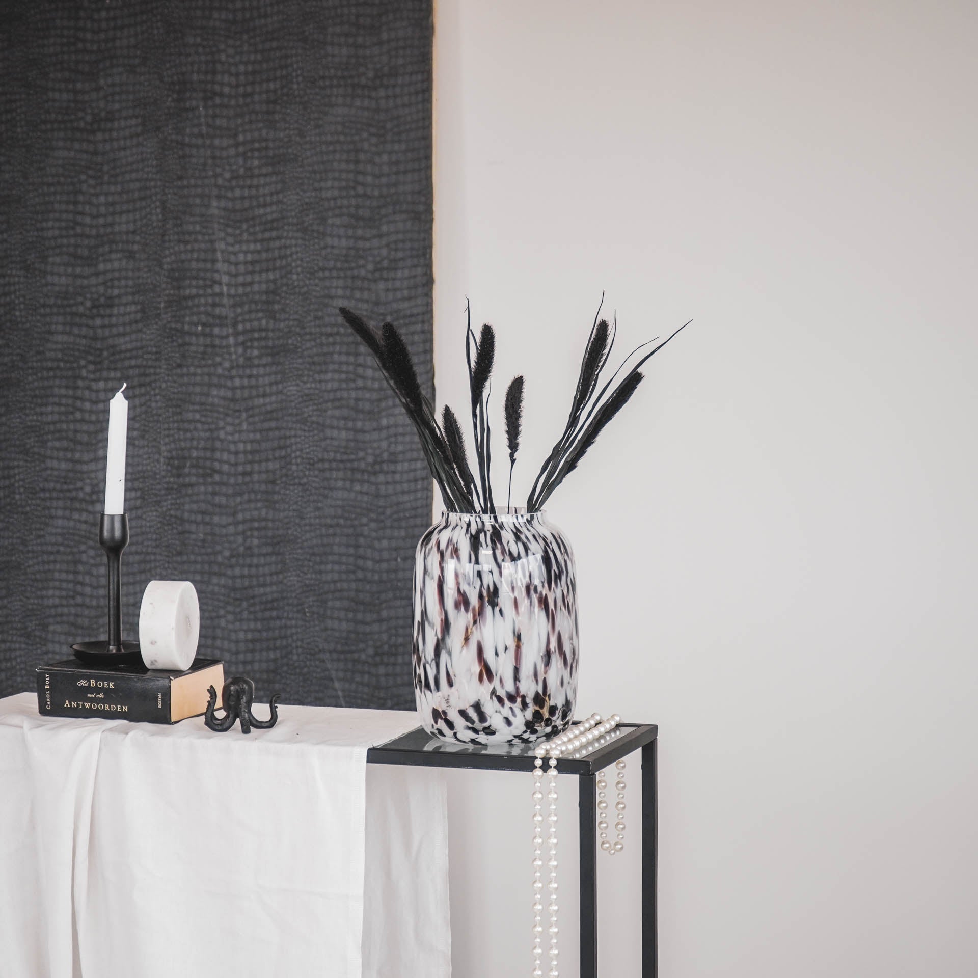 Täpid - Läbipaistev/Pruun - 18x25cm