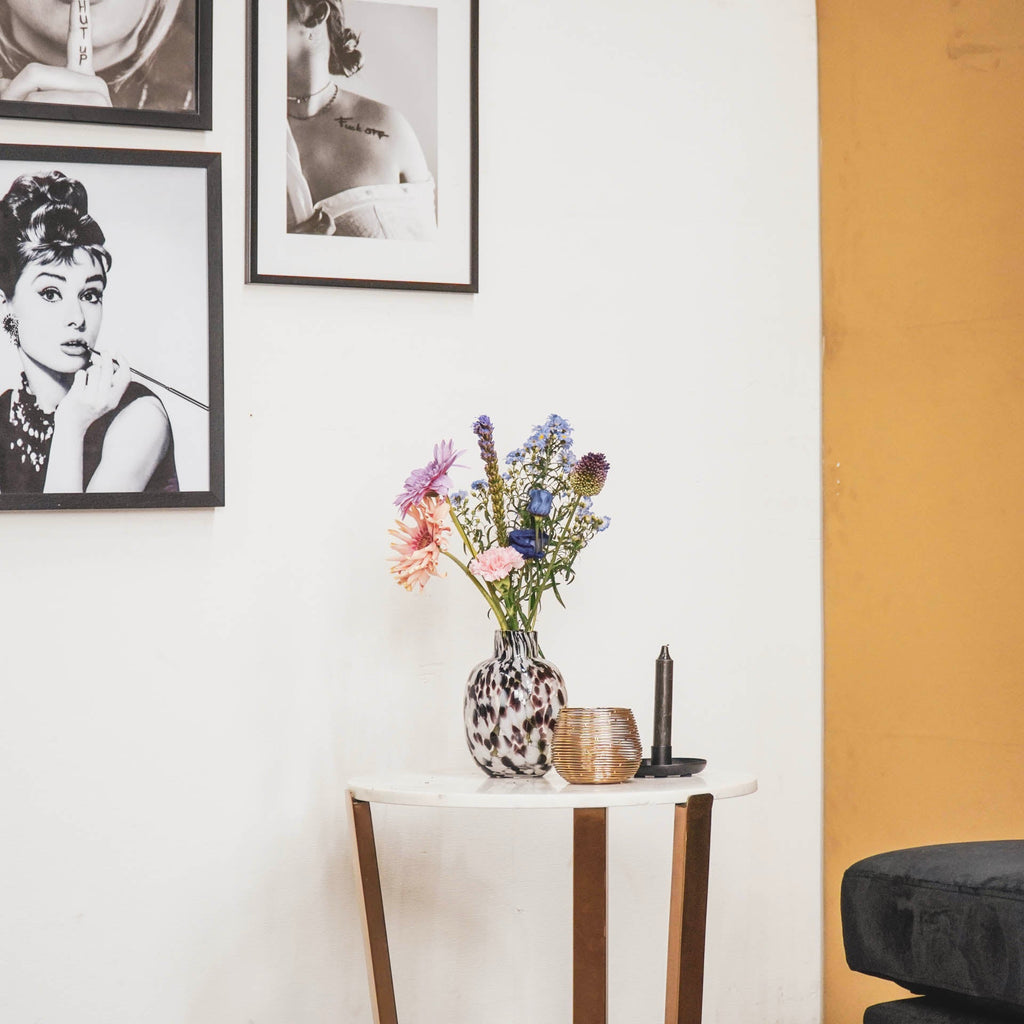 Täpid - Läbipaistev/Pruun - 12x16cm