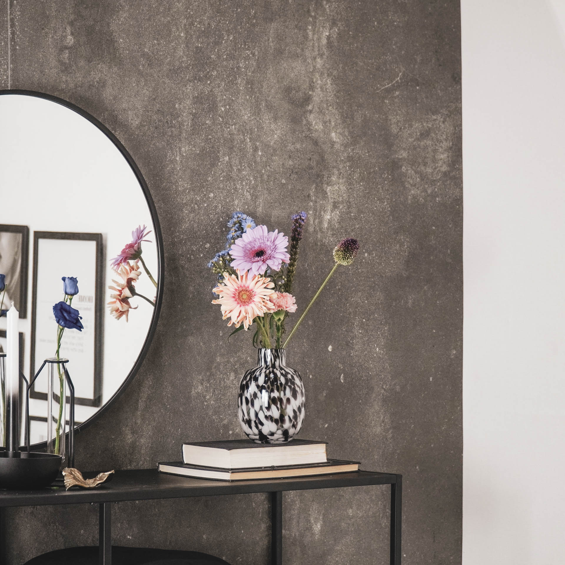 Täpid - Läbipaistev/Pruun - 12x16cm