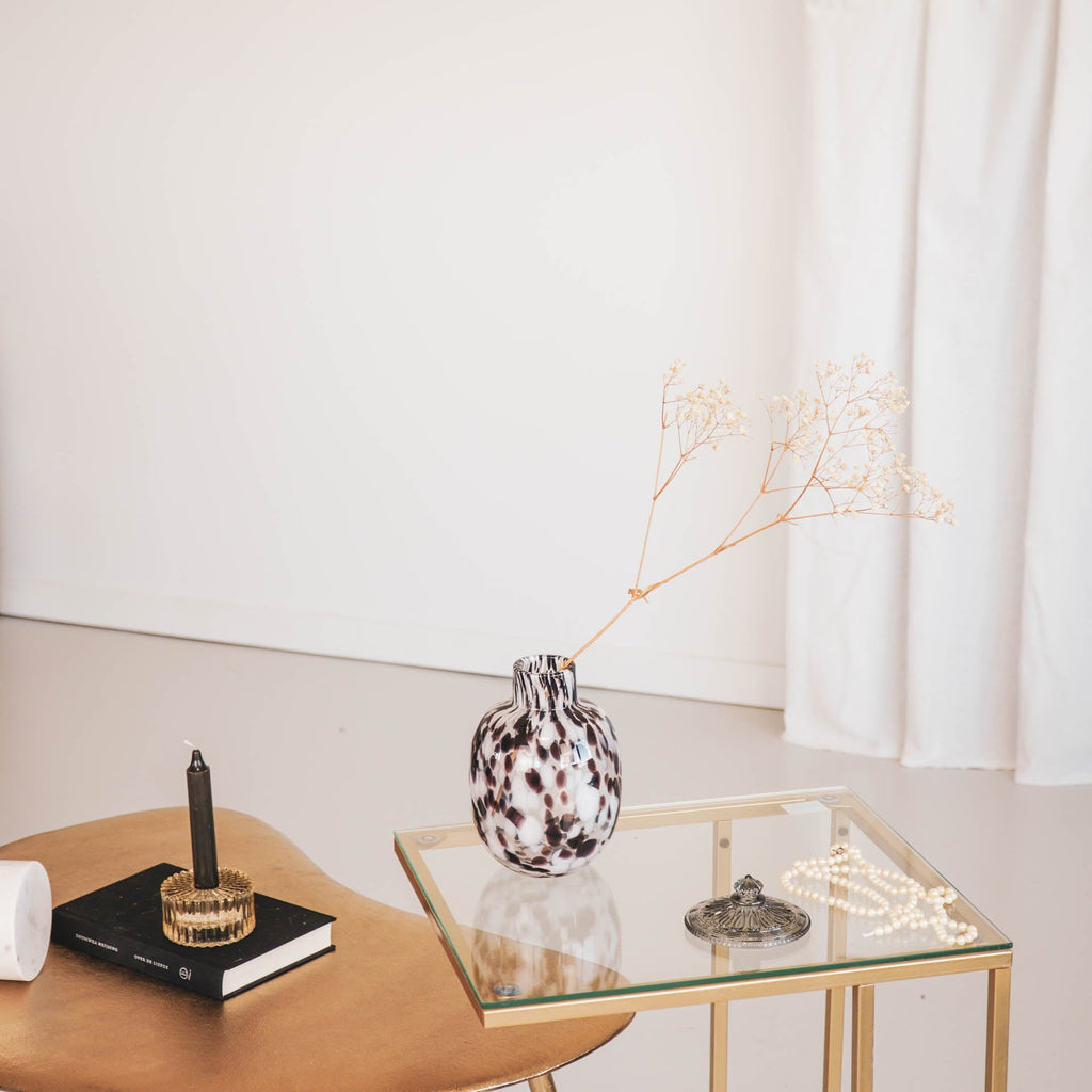 Täpid - Läbipaistev/Pruun - 12x16cm