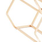 Veinipudeliriiul - kuldne - 11 pudelit - 44,5x15,5x29cm