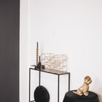 Veinipudeliriiul - kuldne - 11 pudelit - 44,5x15,5x29cm