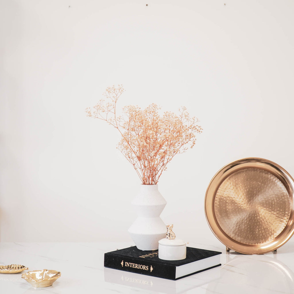 Vaas - Valge - 13x13x22cm