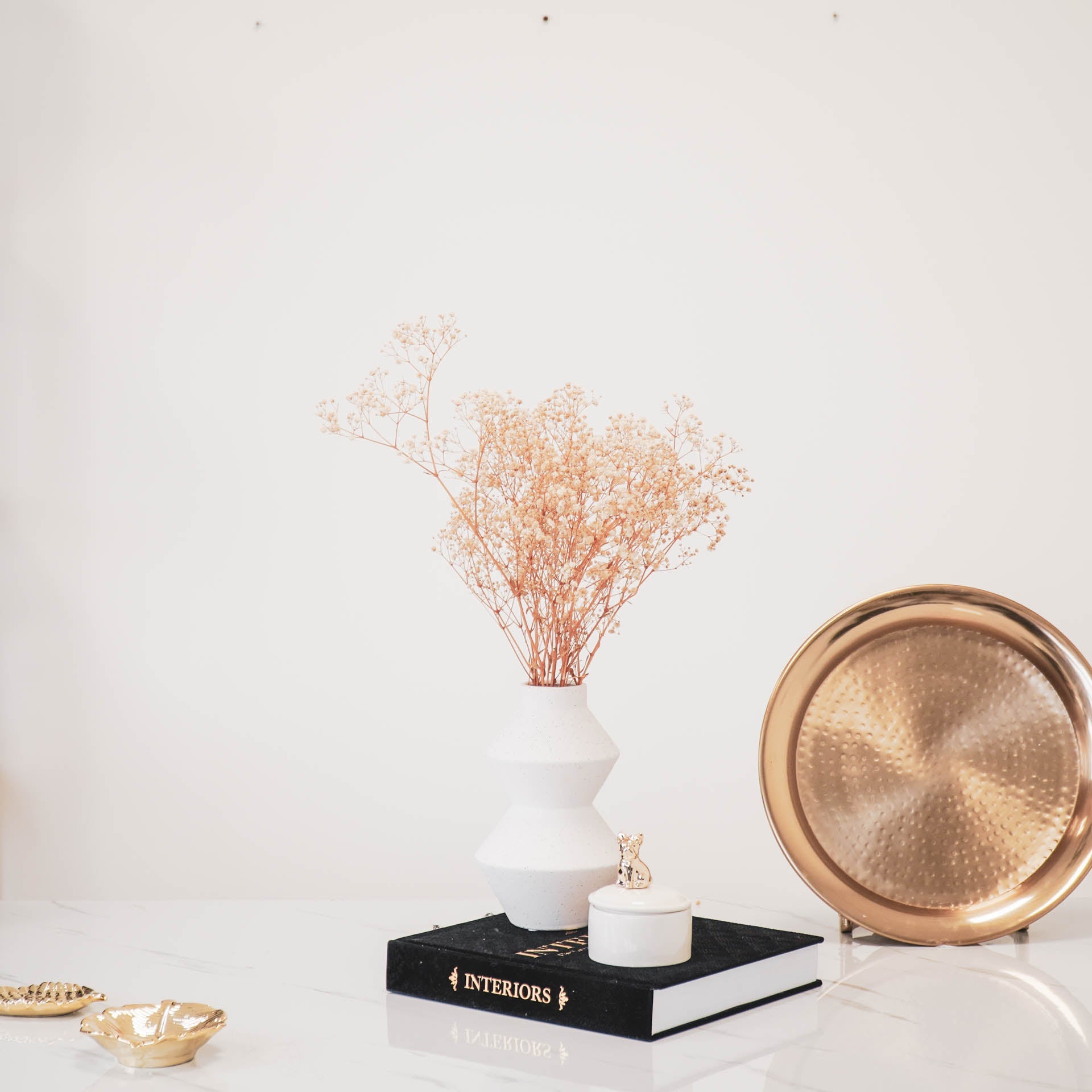 Vaas - Valge - 13x13x22cm