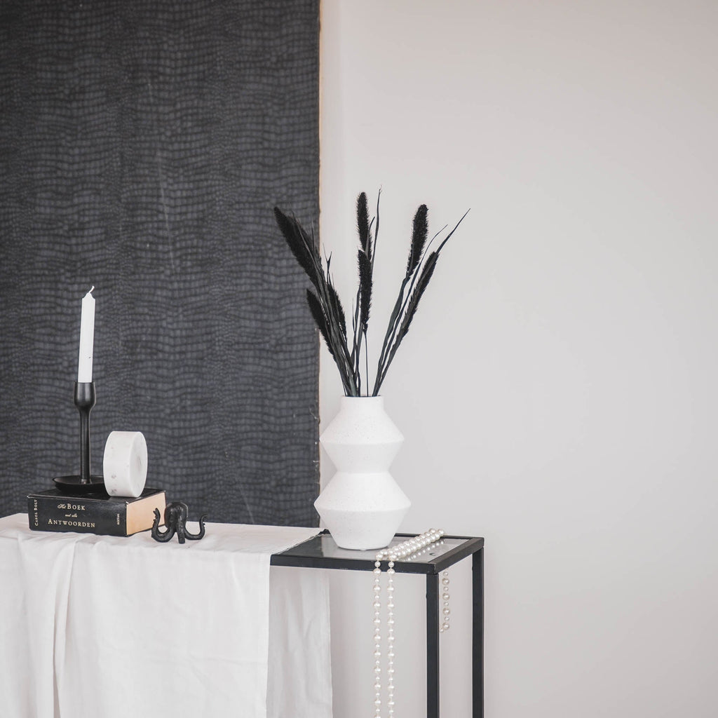 Vaas - Valge - 13x13x22cm