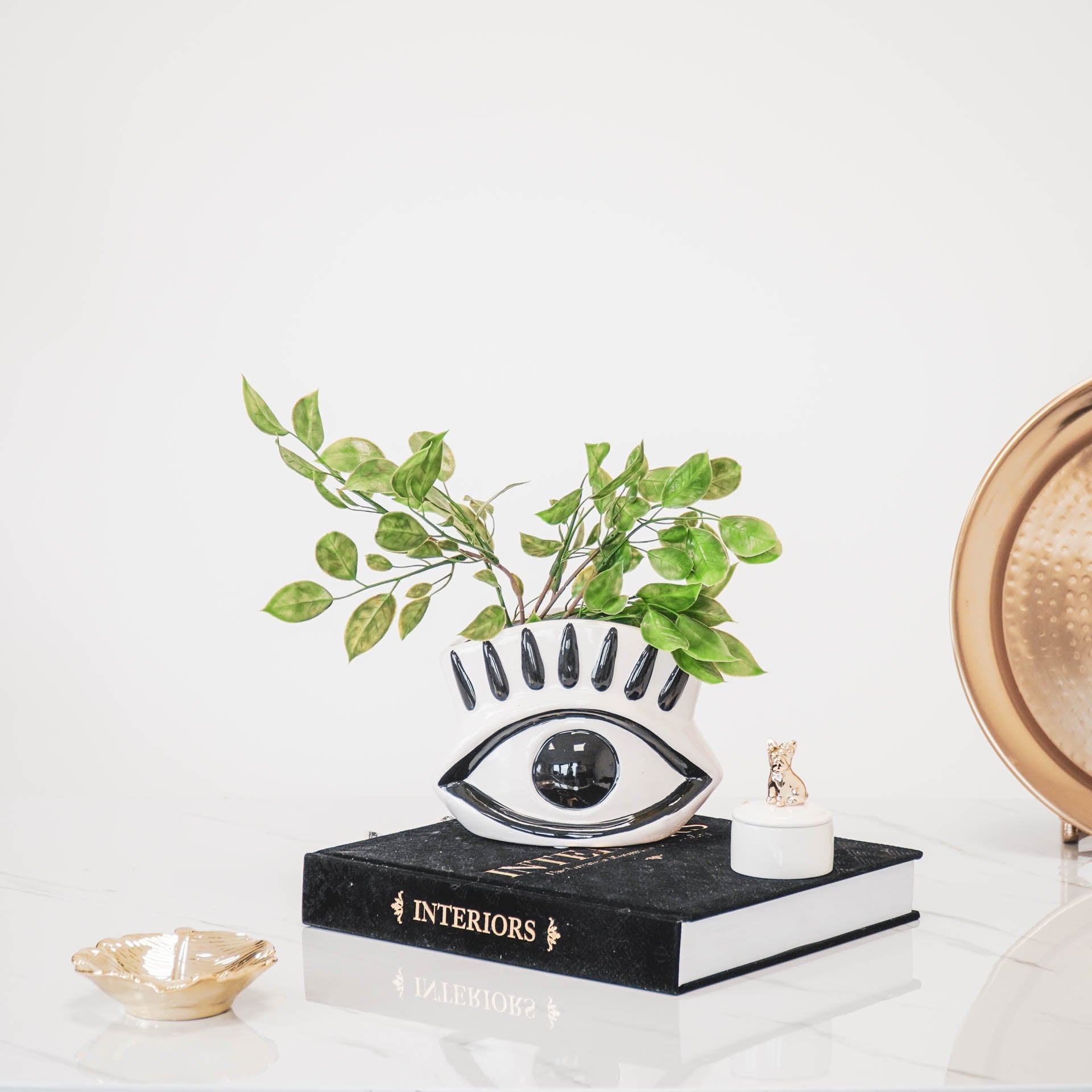 Silm - Must/Valge - 20x10x14cm