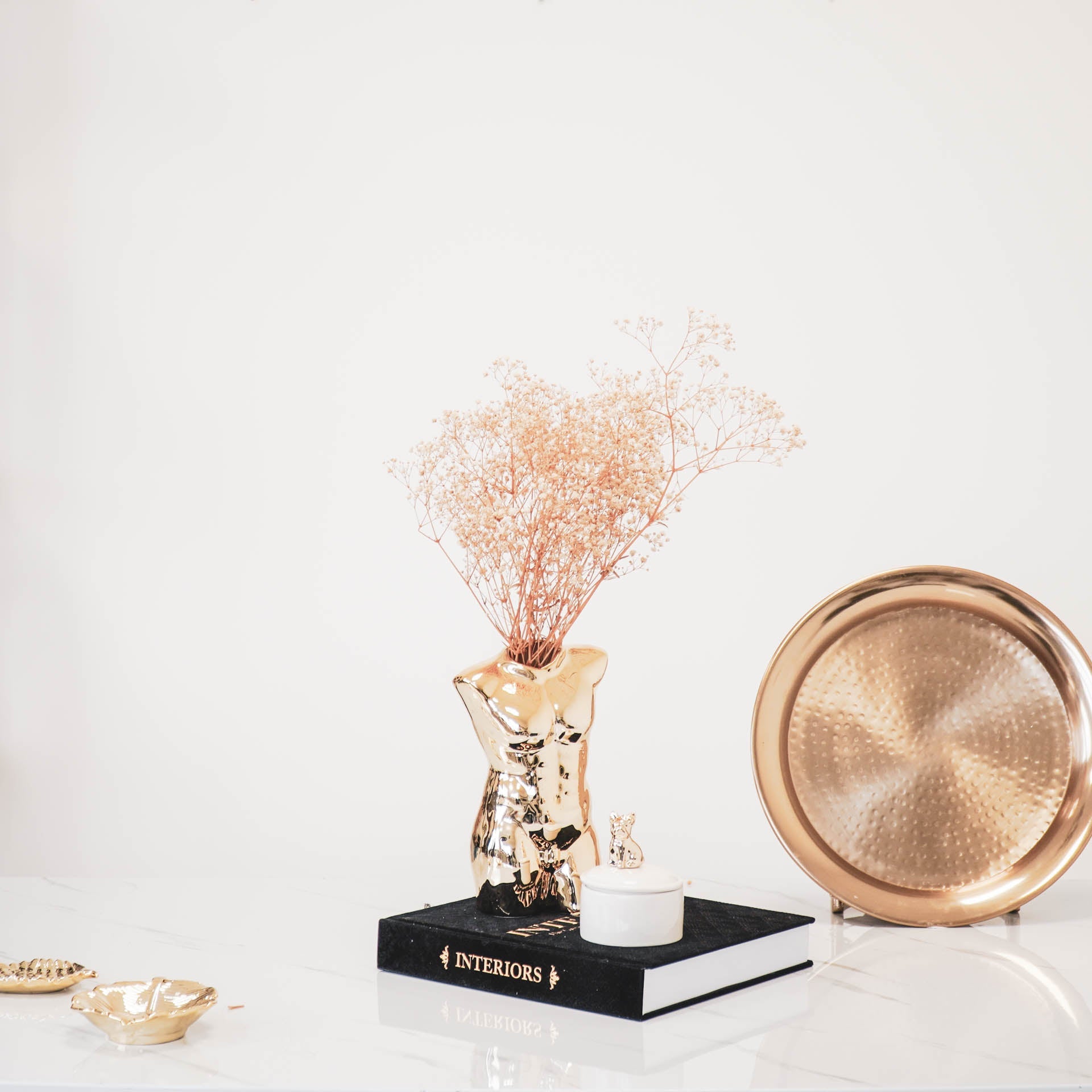 Mehe keha - kuldne - 15x9x24cm