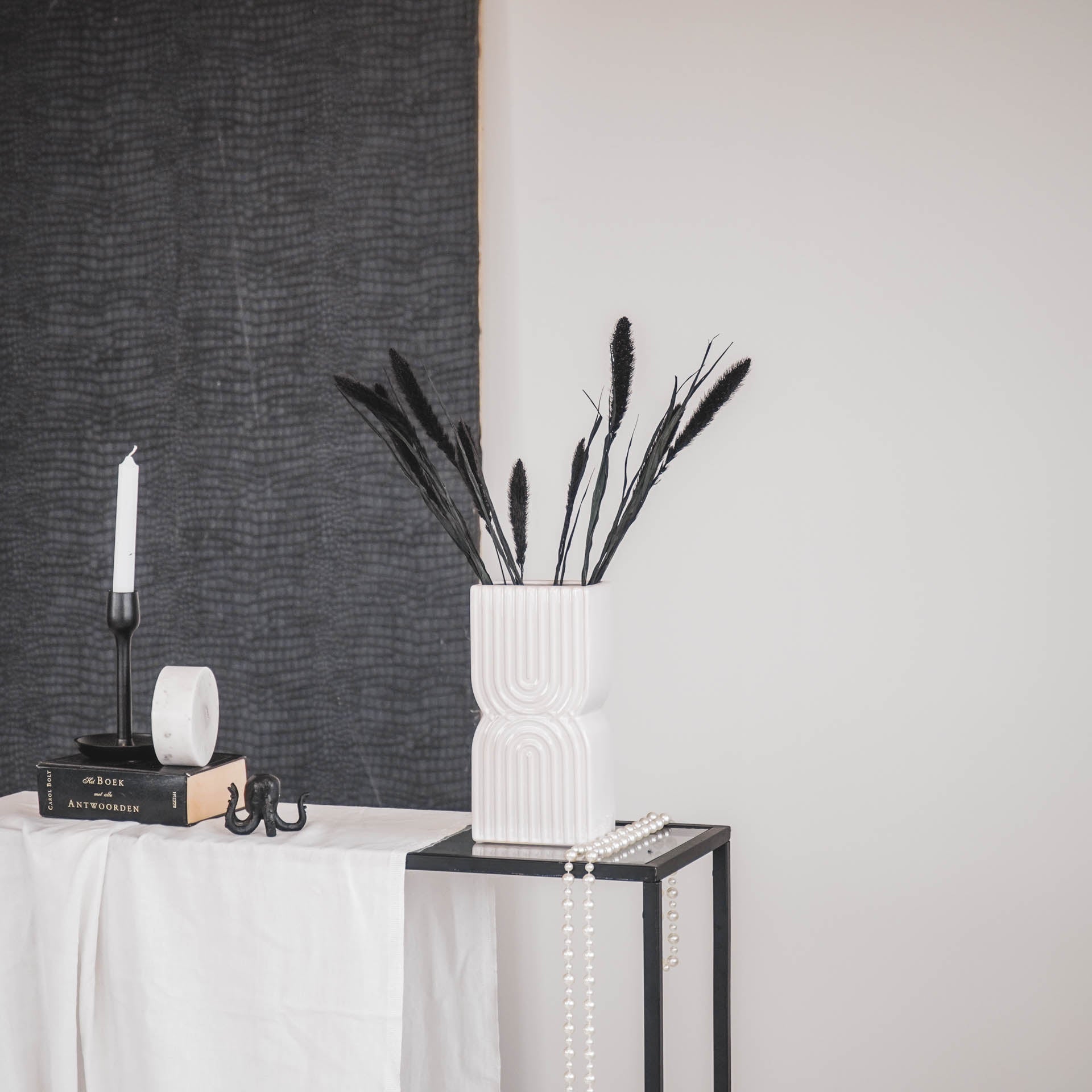 Vikerkaar - Valge - 12,5x7,5x24,5cm