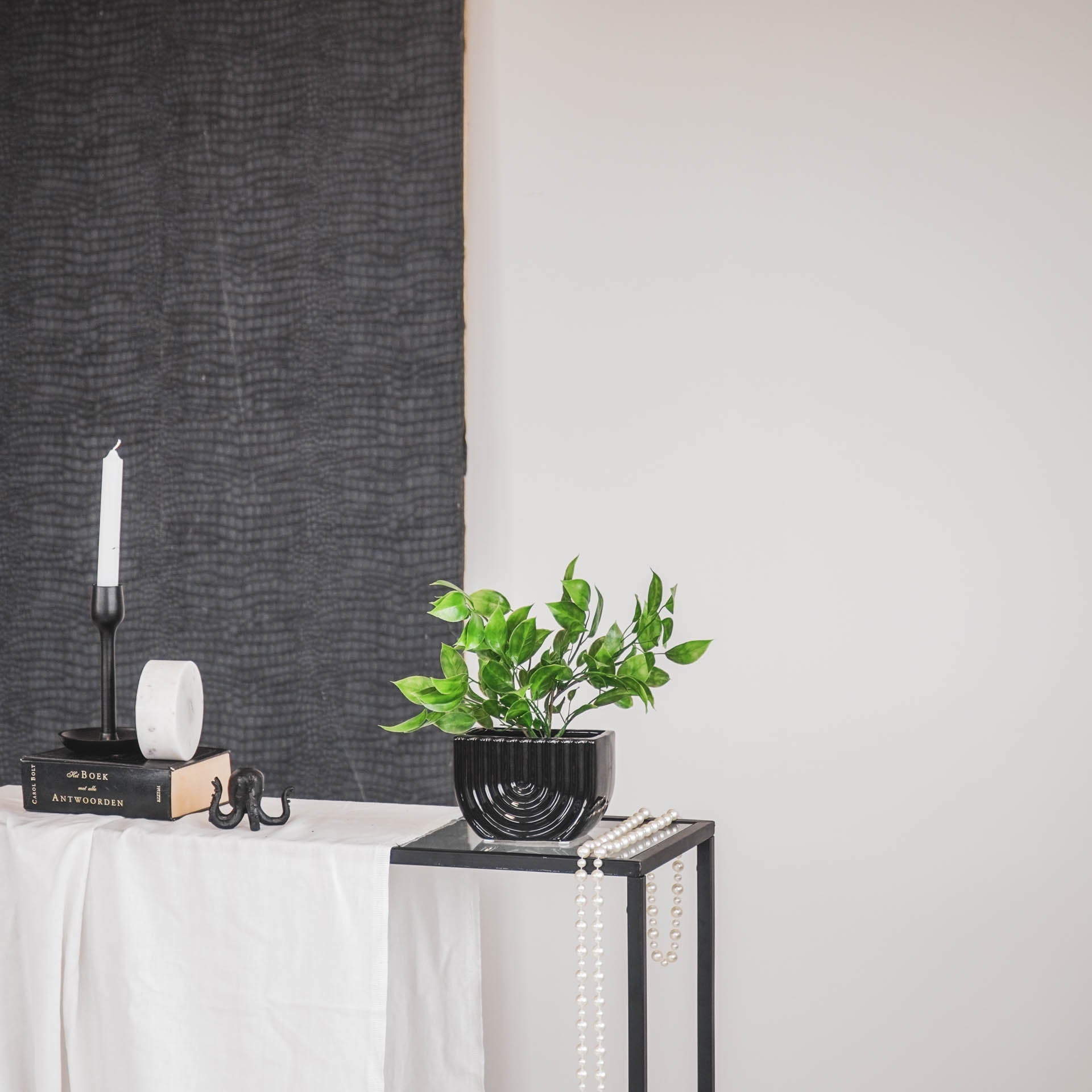 Vikerkaar - Must - 14x8x10cm