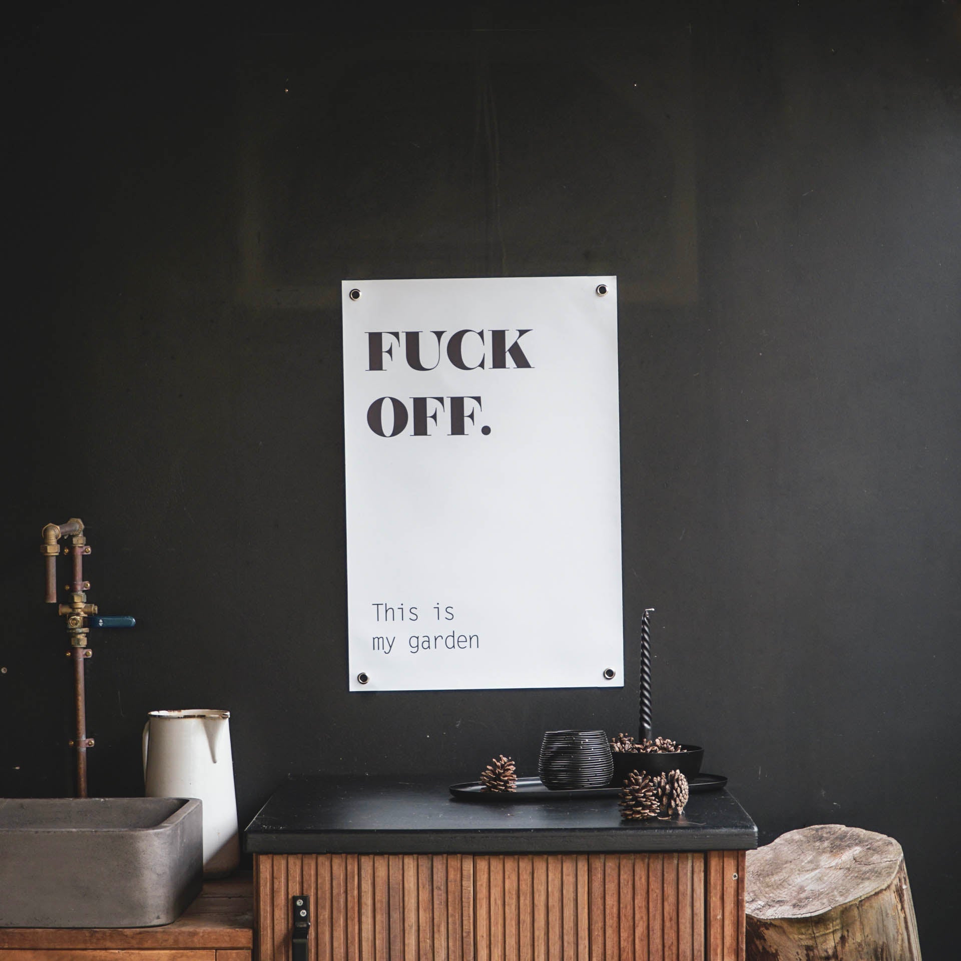 Aiaposter - F*ck Off - 40 x 60 cm