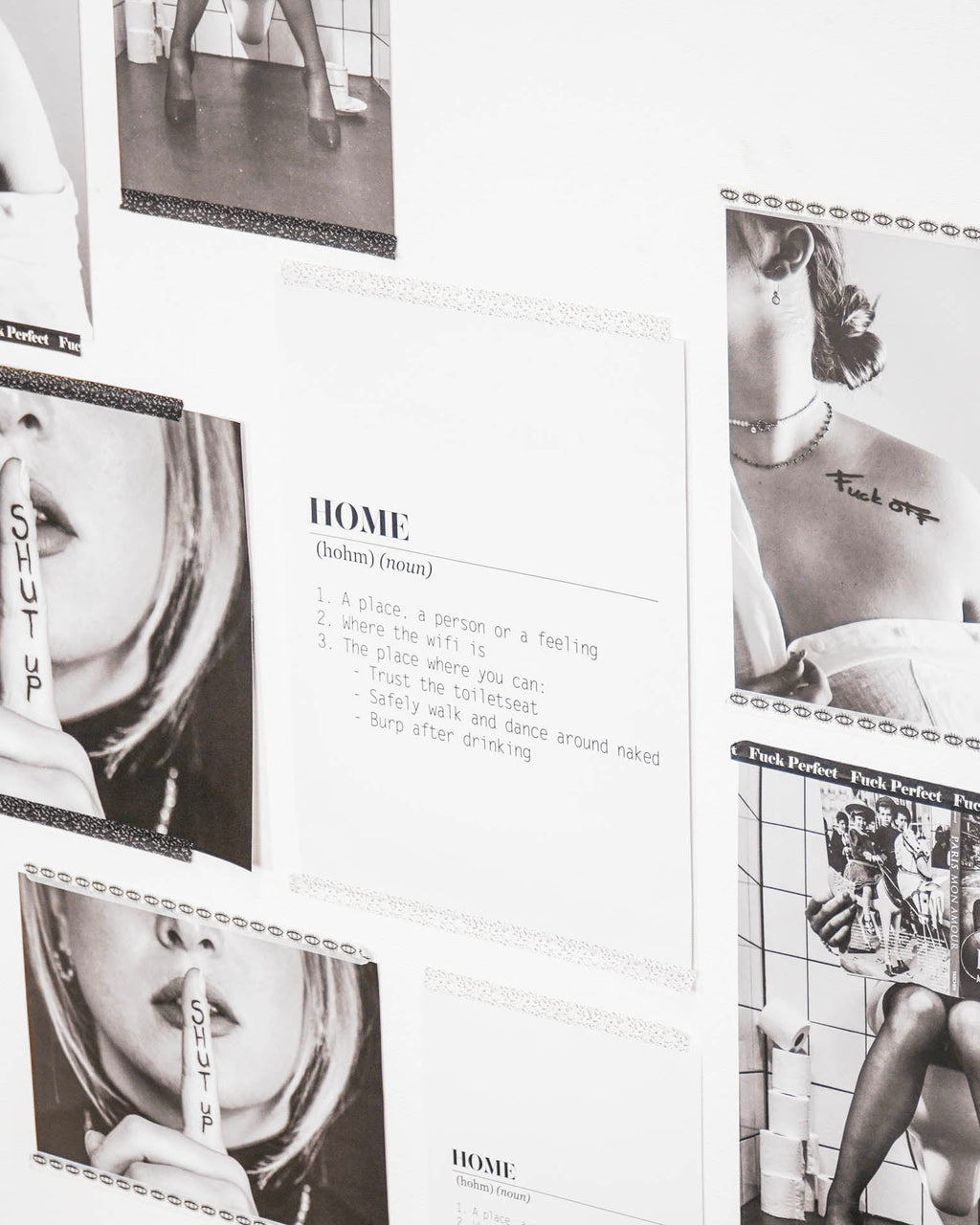 Poster - Kodune sõnaraamat - Valge - A3