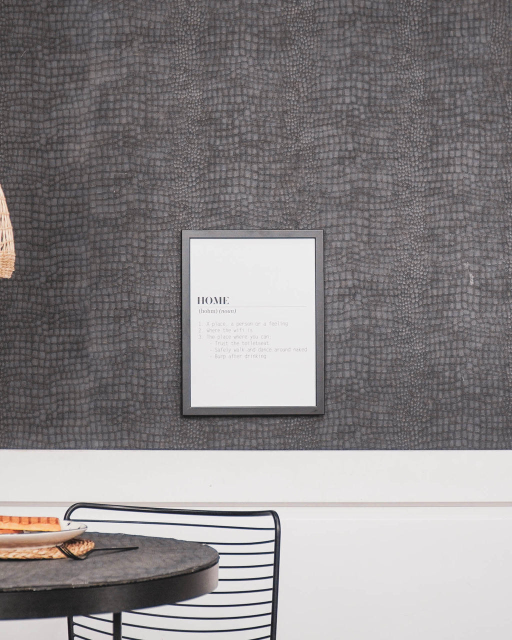 Poster - Kodune sõnaraamat - Valge - A3