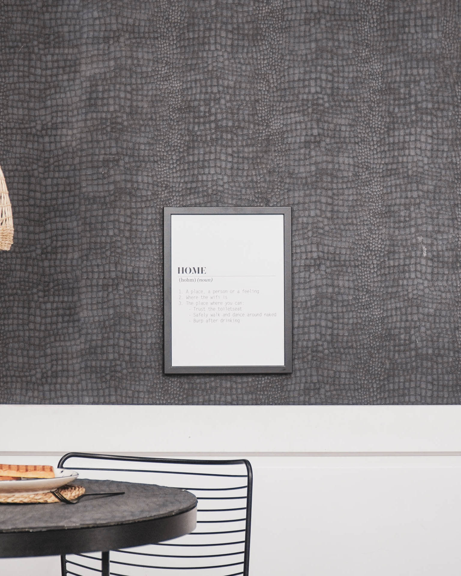 Poster - Kodune sõnaraamat - Valge - A3