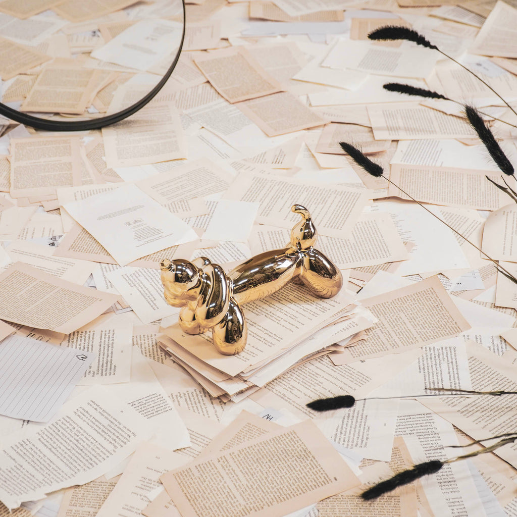 Õhupallkoer- Kuldne - 25,5x10x13cm