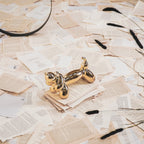 Õhupallkoer- Kuldne - 25,5x10x13cm