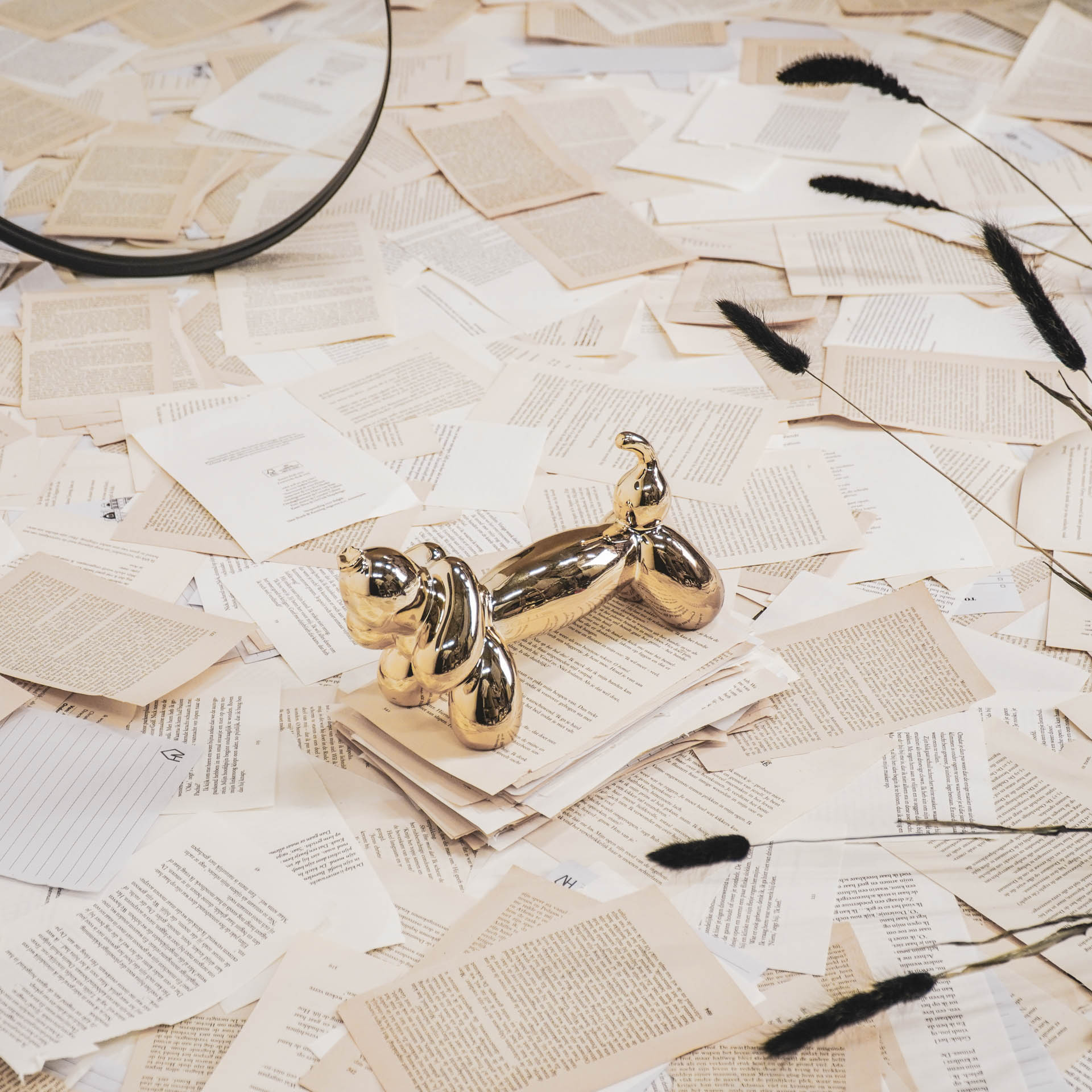 Õhupallkoer- Kuldne - 25,5x10x13cm