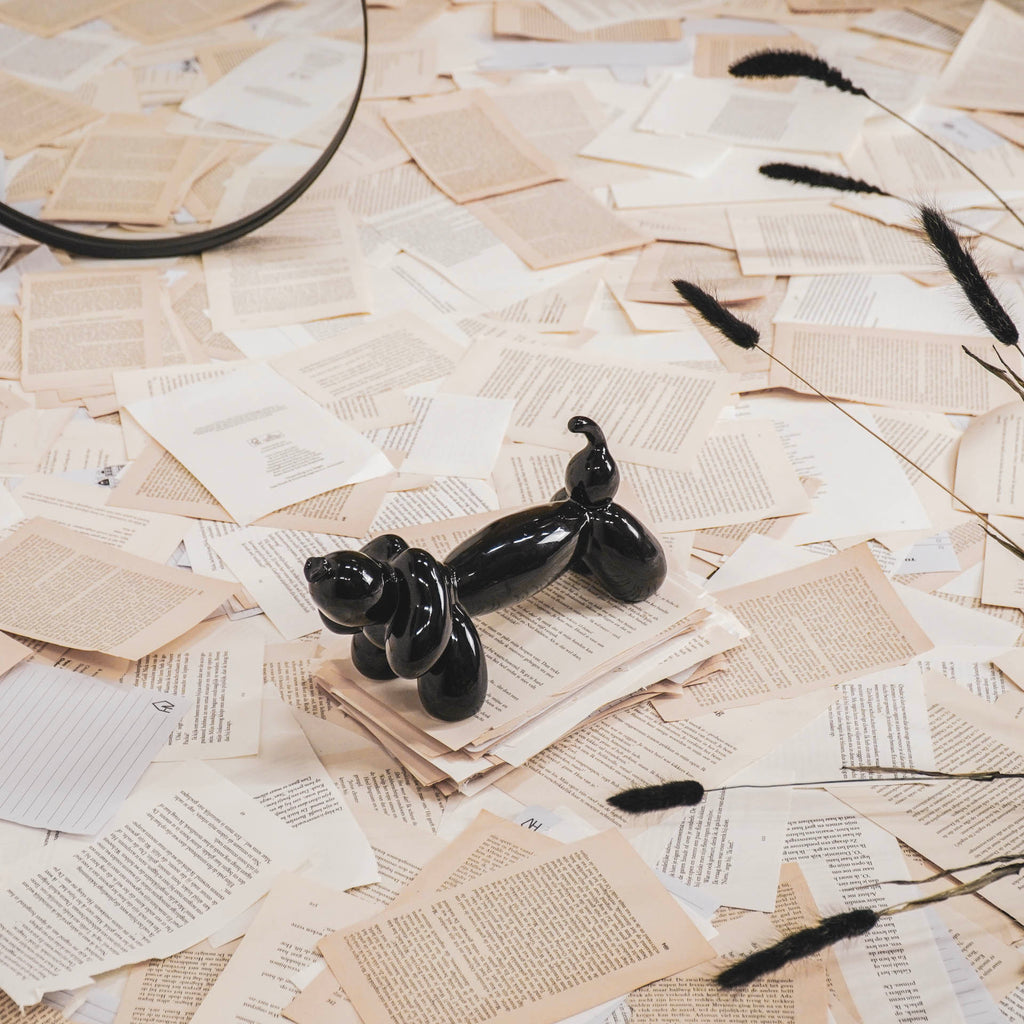 Õhupallkoer - must - 25,5x10x13cm