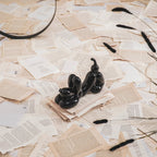 Mängiv õhupallkoer - Must - 24x9x14cm