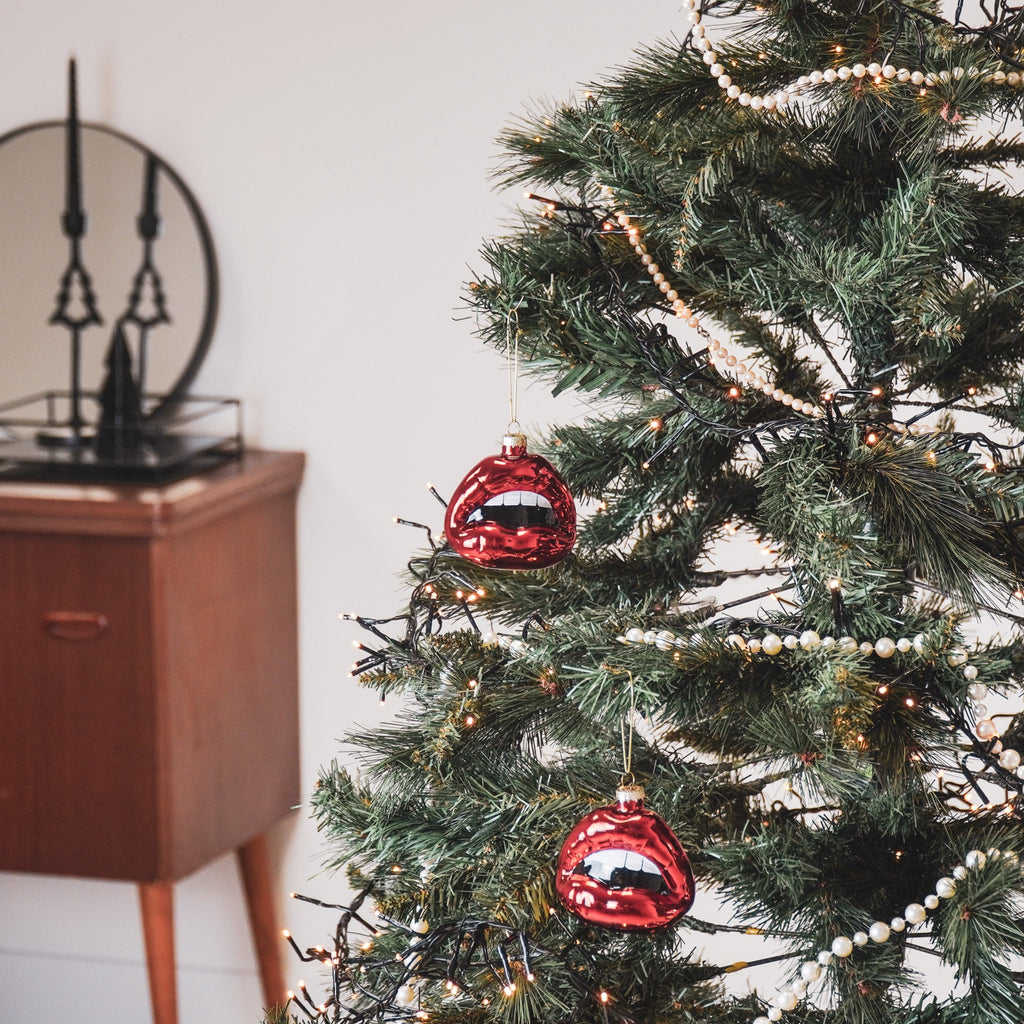 Xmas Hanger - Huul - Punane - 8,5x3,5x8,5cm