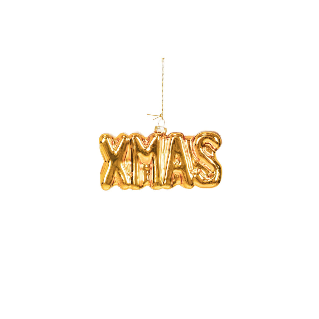 XMAS - kuldne - 4,5x3,5x7,5cm