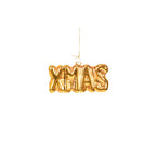 XMAS - kuldne - 4,5x3,5x7,5cm