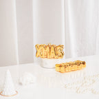 XMAS - kuldne - 4,5x3,5x7,5cm