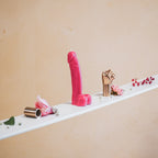 Dick - Roosa - 6,8x5,5x17 cm - 160gram